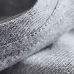 grey marl wmens neck detail