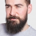 men's fitted grey marl t-shirt neck detail