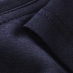 men's navy organic cotton pocket t-shirt stitching