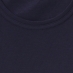 Men's organic navy long sleeve crew neck t-shirt | stitching detail