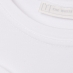 Men's organic white long sleeve crew neck t-shirt | stitching detail