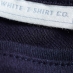 quality navy t-shirt neck band